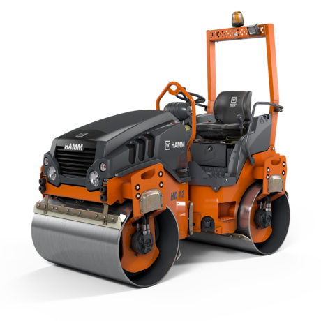 Hamm HD 12 VV Tandem Roller -- 120cm Ride-On Vibrating Roller